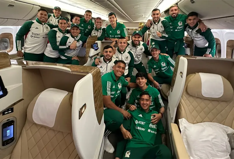 La Selecci&oacute;n Mexicana ya viaja a Girona para comenzar su preparaci&oacute;n previo a Qatar 2022.