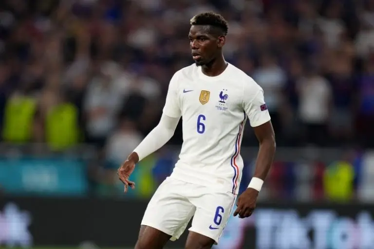 Paul Pogba no se ha recuperado de una lesión en su rodilla - Twitter @EURO2024