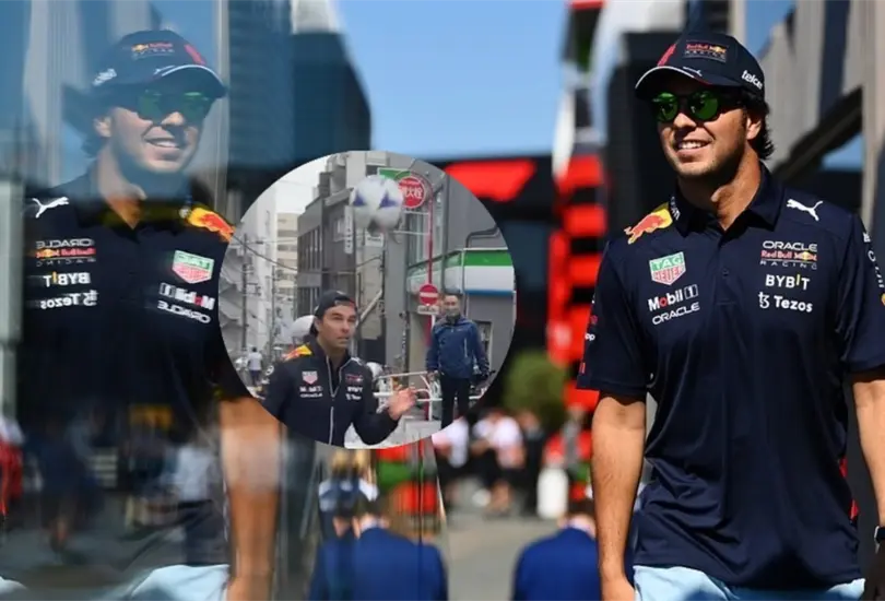 El piloto mexicano sorprendi&oacute; a todos por su gran t&eacute;cnica con el bal&oacute;n.