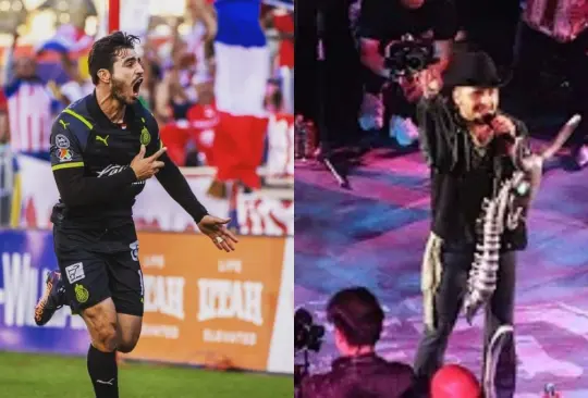 Antonio Briseño es uno de los futbolistas que acudió al concierto que brindó Christian Nodal en Guadalajara.