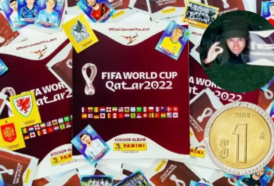 Uno de los influencers grabó la hazaña que logró para poder llenar su álbum Panini del Mundial de Qatar 2022.