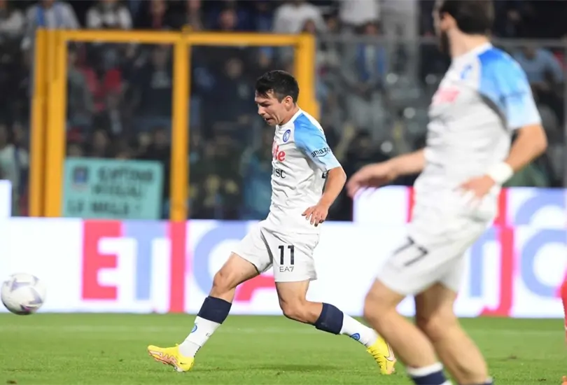 Hiving Chucky Lozano volvi&oacute; a anotar con el Napoli. 