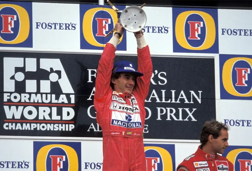 Ayrton Senna es uno de varios pilotos brasile&ntilde;os que se coronaron campeones de F1
