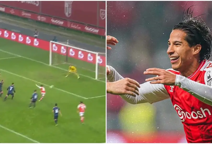 Diego Lainez le dio la victoria al Braga y demuestra que quiere ir a Qatar 2022. Diego Lainez le dio la victoria al Braga y demuestra que quiere ir a Qatar 2022.
