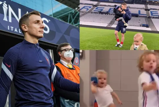 Los hijos de Lucas Digne celebraron su ausencia en Qatar 2022. Los hijos de Lucas Digne celebraron su ausencia en Qatar 2022.