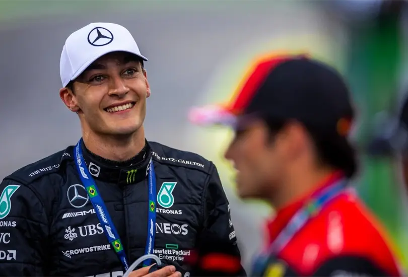 George Russell gan&oacute; el GP de Brasil y ayud&oacute; a Mercedes a hacer el 1-2