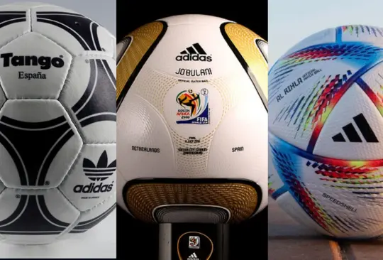 Los diseños de los balones del Mundial han cambiado su diseño y su tecnología radicalmente