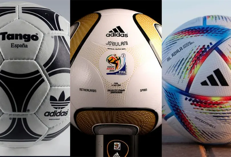 Los diseños de los balones del Mundial han cambiado su diseño y su tecnología radicalmente Los diseños de los balones del Mundial han cambiado su diseño y su tecnología radicalmente