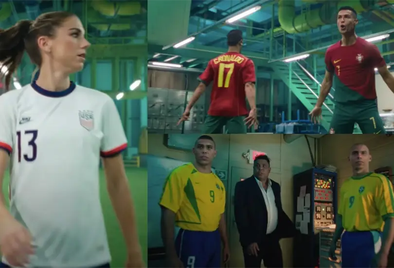 El Futbolverso, el comercial de Nike que re&uacute;ne a lo mejor del pasado, presente y futuro