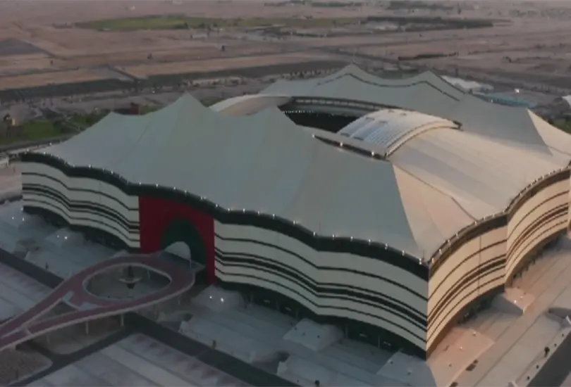 El Estadio Al Bayt en donde se celebrar&aacute; la inauguraci&oacute;n de Qatar 2022.