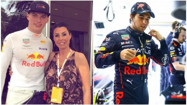 La mamá de Verstappen está molesta con el mexicano por lo que dijo de su hijo al finalizar el GP de Brasil. Foto: Archivo Referee.