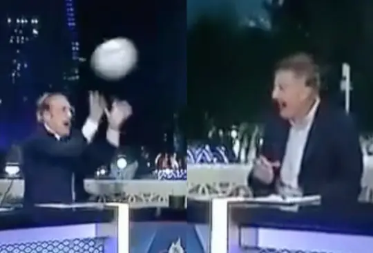 El Profe Osorio se rió del balonazo de Faitelson a José Ramón Fernández.