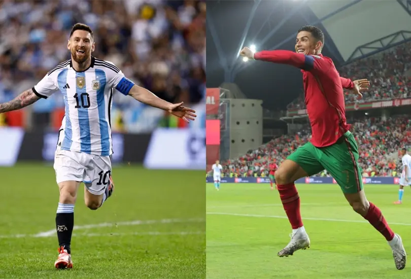 Lionel Messi y Cristiano Ronaldo podr&iacute;an enfrentarse en la final de la Copa del Mundo de Qatar 2022.