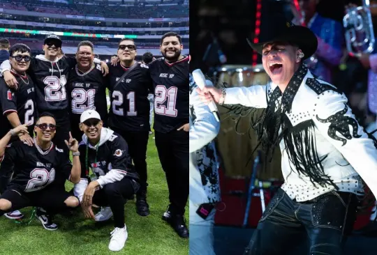 Grupo Firme no fue bienvenido en el Estadio Azteca en el juego de l NFL. 