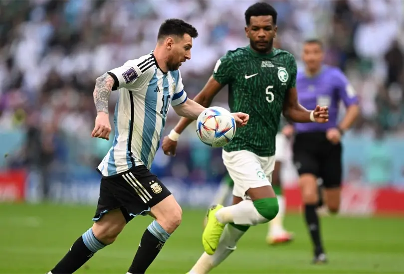 Arabia Saudita venció a Argentina a pesar que Lionel Messi anotó un gol Arabia Saudita venció a Argentina a pesar que Lionel Messi anotó un gol