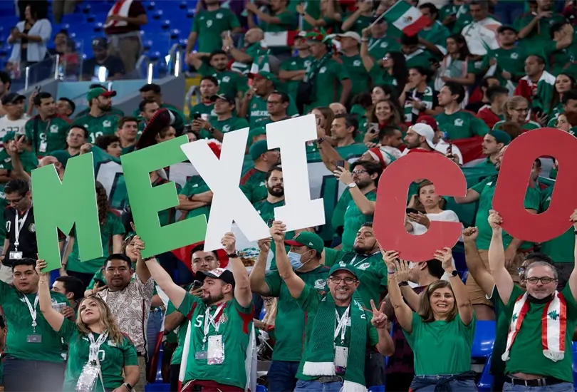 Los mexicanos animaron a México frente a Polonia en su partido de debut en Qatar 2022. (Foto: @fifaworldcup_es) Los mexicanos animaron a México frente a Polonia en su partido de debut en Qatar 2022. (Foto: @fifaworldcup_es)