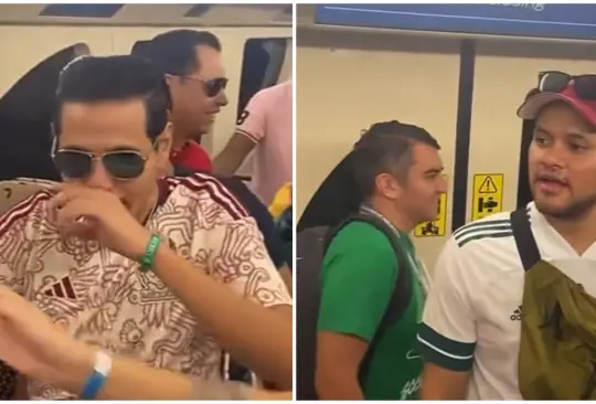 Mexicanos simularon un asalto en el metro de Qatar.