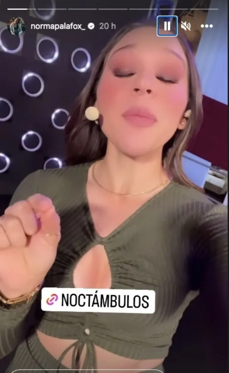 Norma Palafox en Noctámbulos de TUDN. (Captura de pantalla)