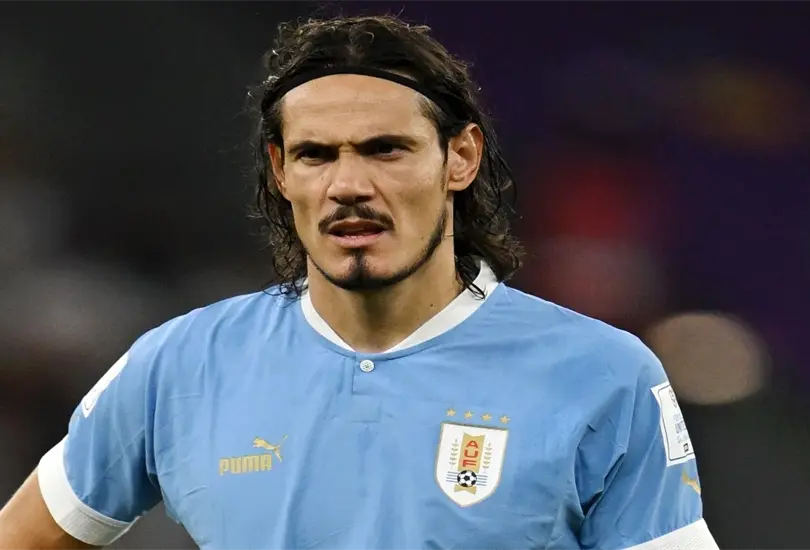 Uruguay y Corea del Sur no se hicieron daño y esta fue la cara que se le quedo a Edinson Cavani después del 0-0. Uruguay y Corea del Sur no se hicieron daño y esta fue la cara que se le quedo a Edinson Cavani después del 0-0.