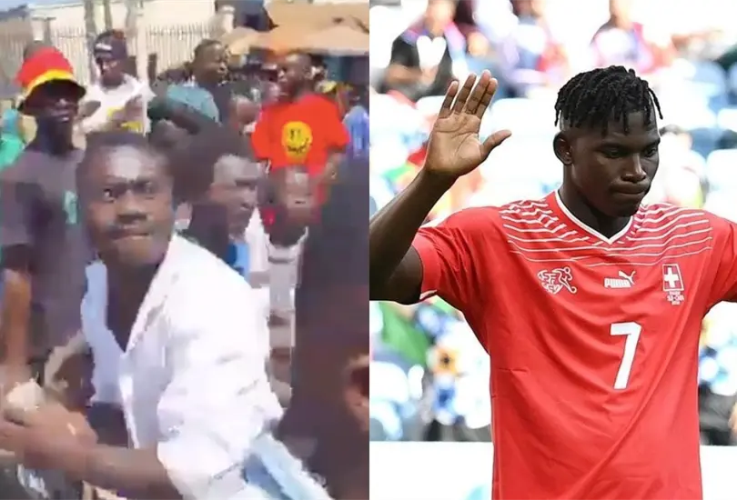 La casa de Breel Embolo en Camerún fue bandalizada por sus compatriotas. La casa de Breel Embolo en Camerún fue bandalizada por sus compatriotas.
