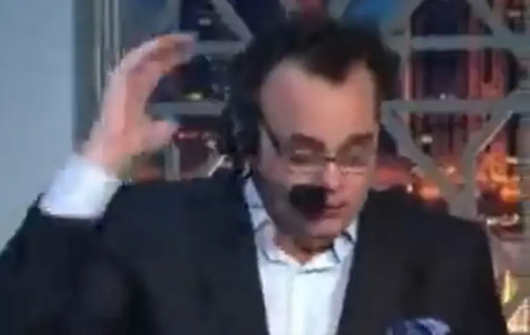 Faitelson le mentó la madre a José Ramón Fernández, luego de que lo regañó en vivo. Foto: Captura de pantalla.