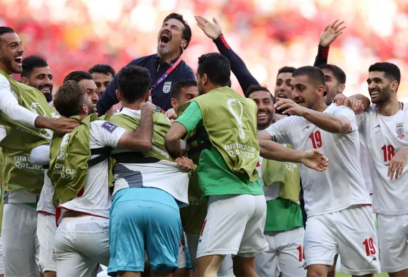Ir&aacute;n celebra sus primeros tres puntos en Qatar 2022.
