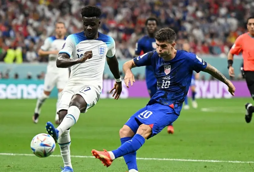 Estados Unidos domin&oacute; el partido, pero no pudo derrotar a la Selecci&oacute;n de Inglaterra.