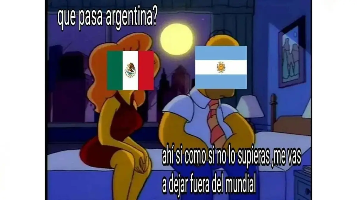 Hay mexicanos que han hecho memes en relación a la derrota de la Selección Argentina. Hay mexicanos que han hecho memes en relación a la derrota de la Selección Argentina.