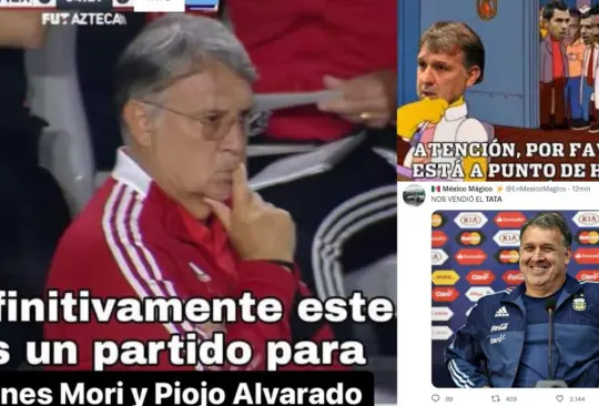 Gerardo Tata Martino fue el blanco de las burlas de los memes, luego de que México perdió ante Argentina.