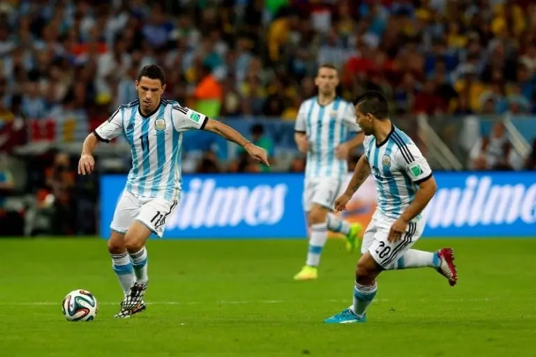Maxi Rodríguez vistió por última vez la playera de Argentina en Brasil 2014 - Twitter @MR11ok