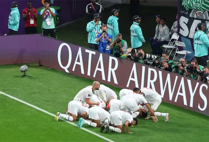 El equipo marroqu&iacute; hizo un gran esfuerzo y logr&oacute; dar la campanada frente a B&eacute;lgica.