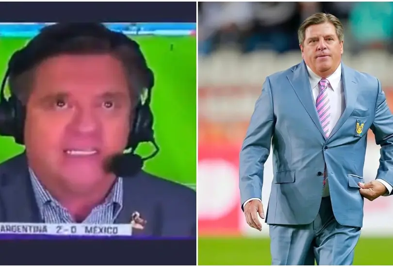 Piojo Herrera tuvo lágrimas en los ojos después de la derrota de México ante Argentina en Qatar 2022. Piojo Herrera tuvo lágrimas en los ojos después de la derrota de México ante Argentina en Qatar 2022.