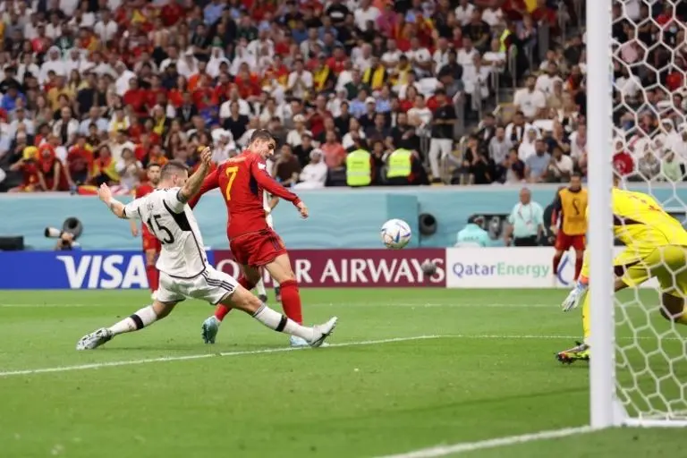 Morata abrió el marcador del Alemania vs España. @fifaworldcup_es