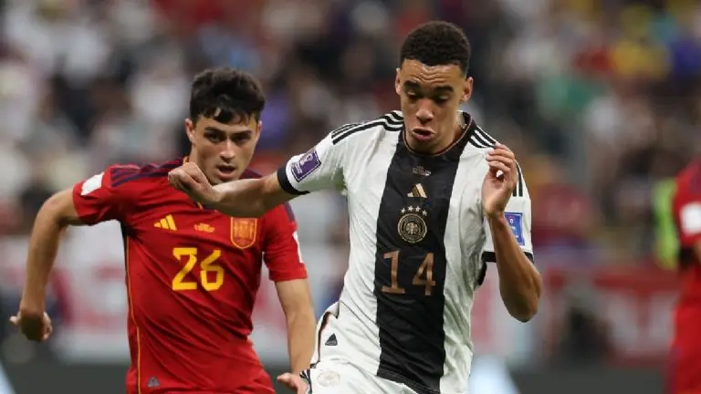 Musiala fue la estrella de Alemania ante España. @fifaworldcup_es