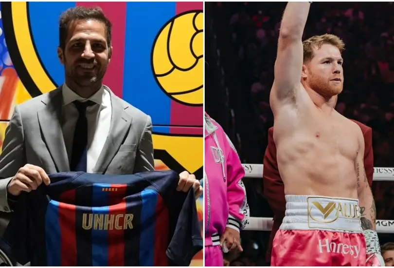 Cesc Fábregas defendió a Lionel Messi tras las amenzas del Canelo Álvarez. Cesc Fábregas defendió a Lionel Messi tras las amenzas del Canelo Álvarez.
