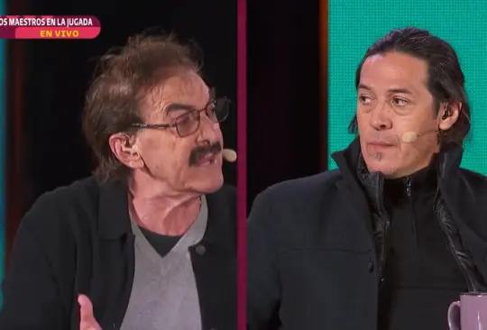 Ricardo La Volpe y Mauro Camoranesi protagonizaron un divertido momento en Los Maestros en La Jugada.