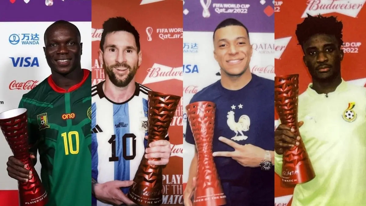 Llegó a su fin la segunda jornada de actividad del Mundial de Qatar 2022 y con ello están los futbolistas que fueron elegidos como MVP.