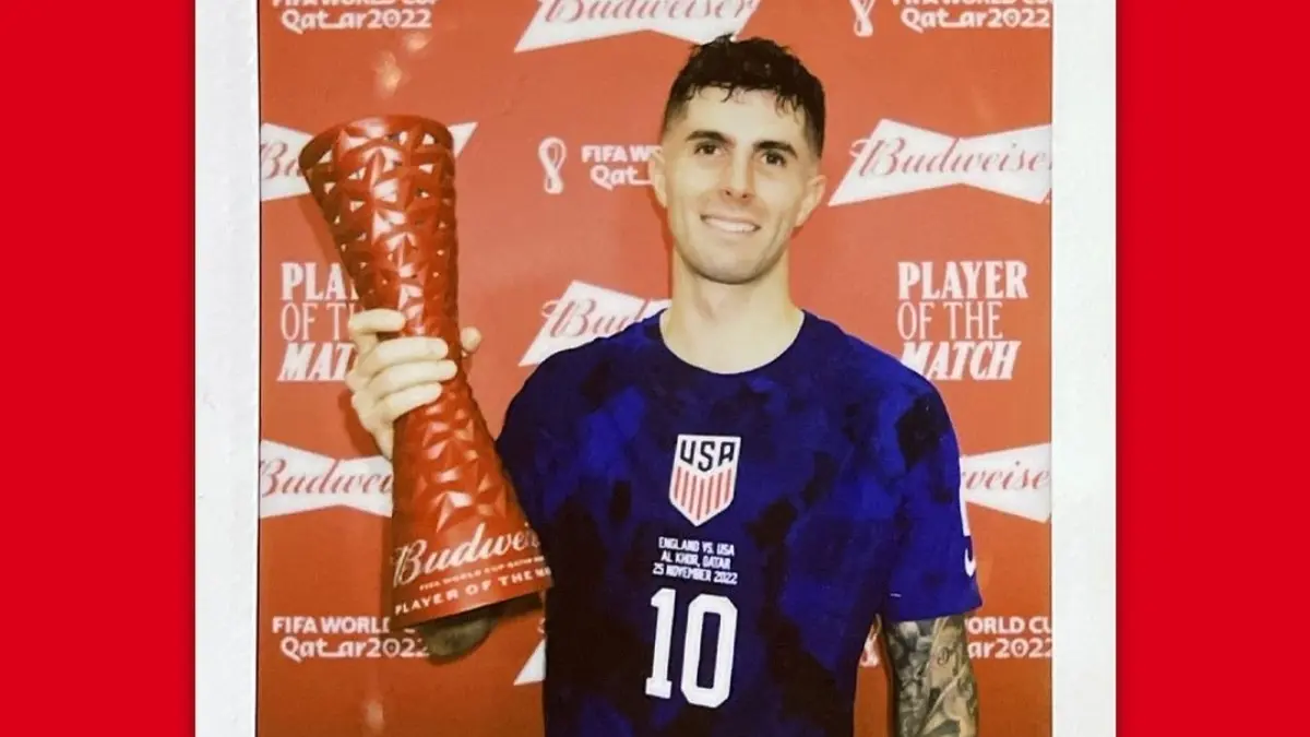 CHRISTIAN PULISIC - ESTADOS UNIDOS. El premio para el 'Capitán América' fue criticado a pesar del 0-0 contra Inglaterra, ya que consideraban quien lo merecía era Harry Maguire.