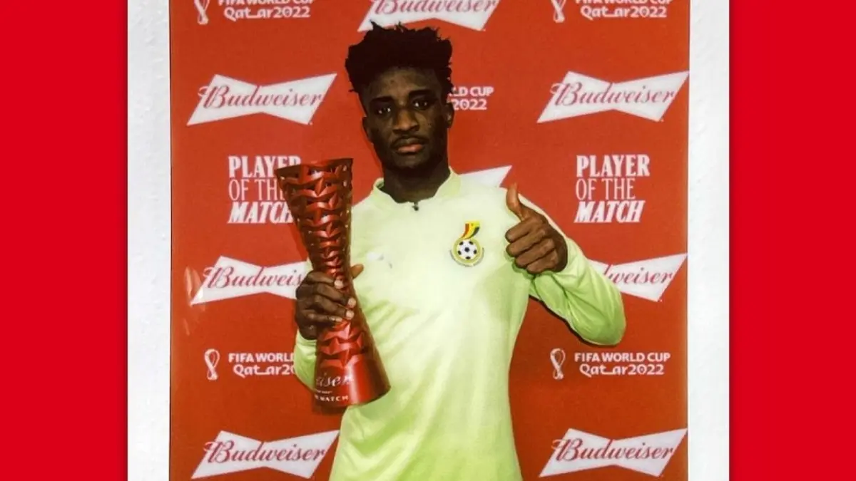 MOHAMMED KUDUS - GHANA. La joya del Ajax hizo valer su calidad con un doblete ante la Selección de Corea del Sur. Kudus marcó dos de los tres goles que ponen a soñar a su país con el pase a la siguiente ronda.