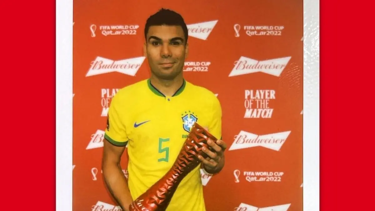 CASEMIRO - BRASIL. El mediocampista del Manchester United fue el encargado de romper el cero de la 'Canarinha' ante Suiza, motivo por el que le fue entregado el reconocimiento MVP.