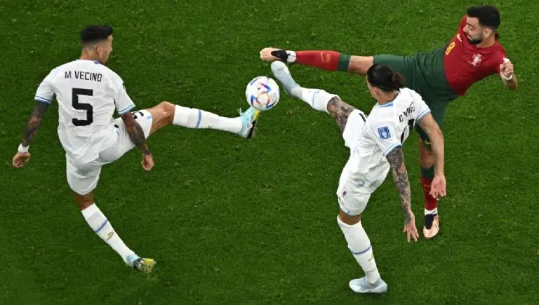 Portugal venció 1-0 a Uruguay.