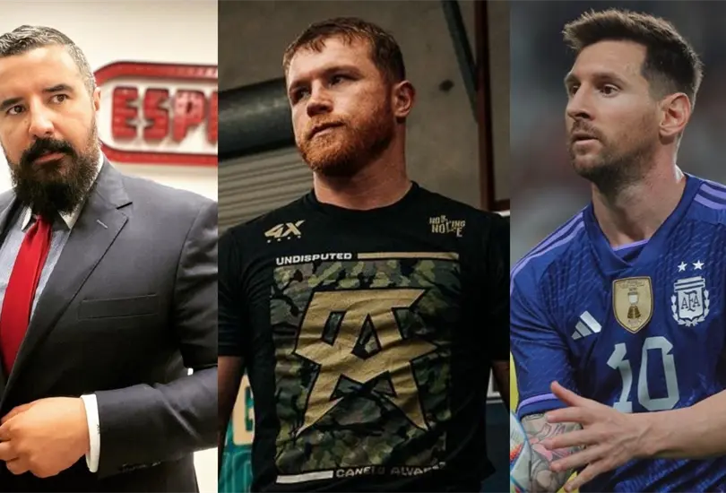 &Aacute;lvaro Morales se burl&oacute; de Lionel Messi y defendi&oacute; Canelo &Aacute;lvarez