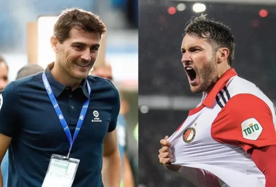 Iker Casillas quedó sorprendido con la definición del Grupo del Feyenoord, equipo de Santi Giménez, en la Europa League.