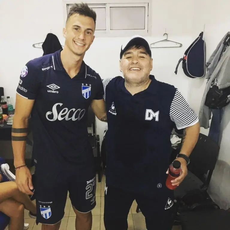 Augusto Lotti y Maradona - @auguslotti21