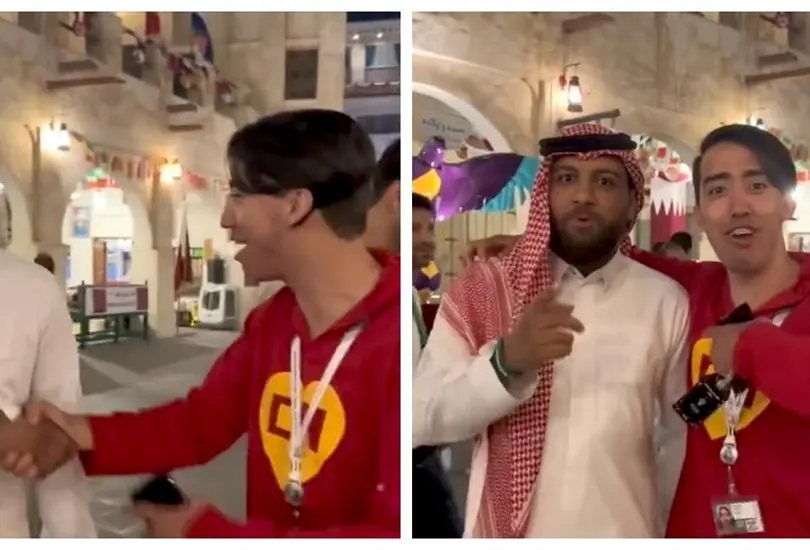 Un mexicano y un árabe que se encuentran en Qatar han hecho una costosa apuesta, ¿pagarán en caso de perder? Un mexicano y un árabe que se encuentran en Qatar han hecho una costosa apuesta, ¿pagarán en caso de perder?