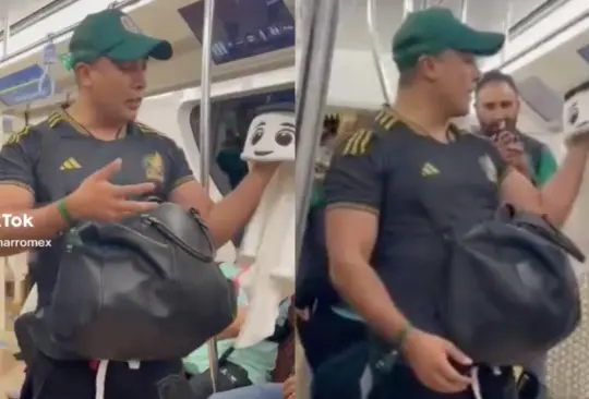 Un vendedor puso a la venta un tortillero mundialista en el metro de Qatar