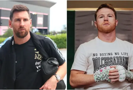 Saúl Canelo Álvarez había arremetido fuertemente contra Lionel Messi.