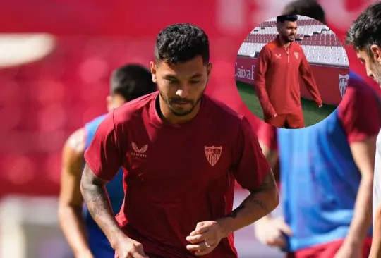 Tecatito Corona regresó a los entrenamientos luego de sufrir una lesión en su pierna