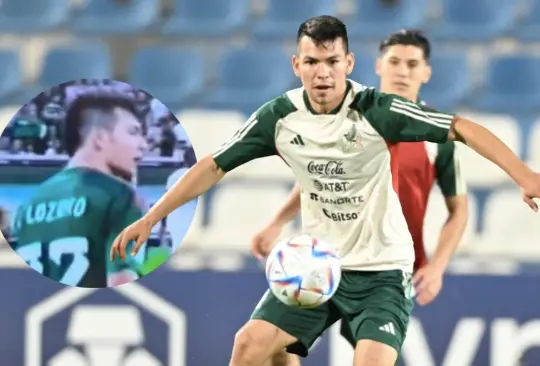 Hirving Lozano le reclamó de manera fuera a Uriel Antuna.