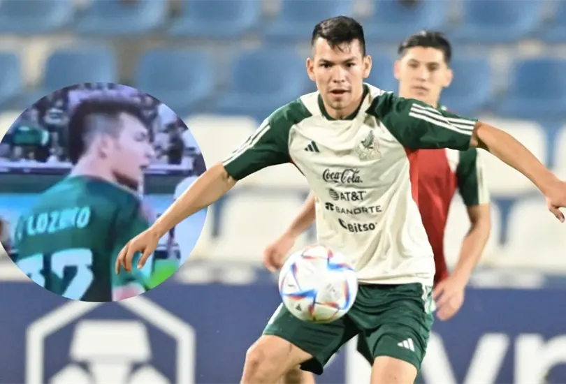 Hirving Lozano le reclam&oacute; de manera fuera a Uriel Antuna.